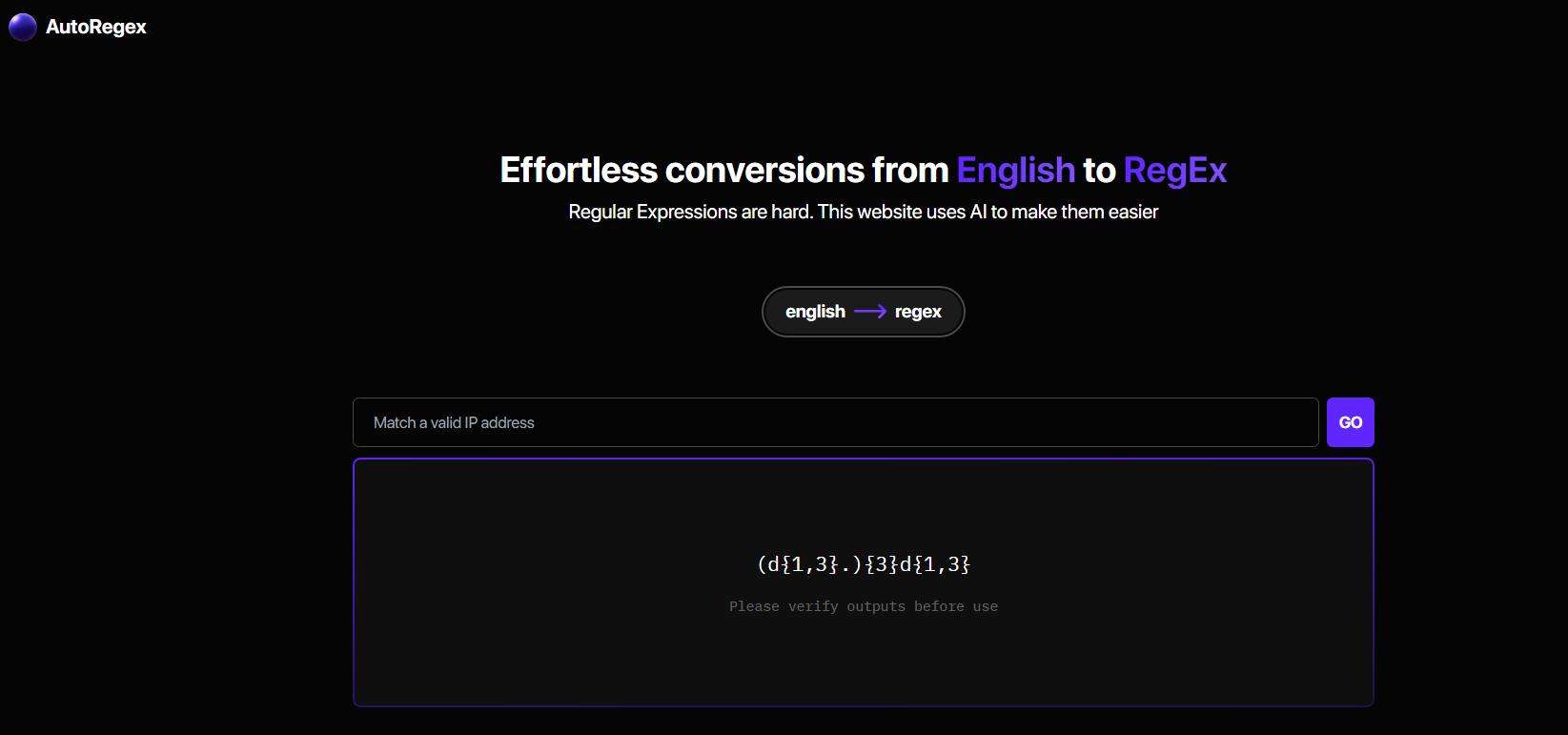 AutoRegex