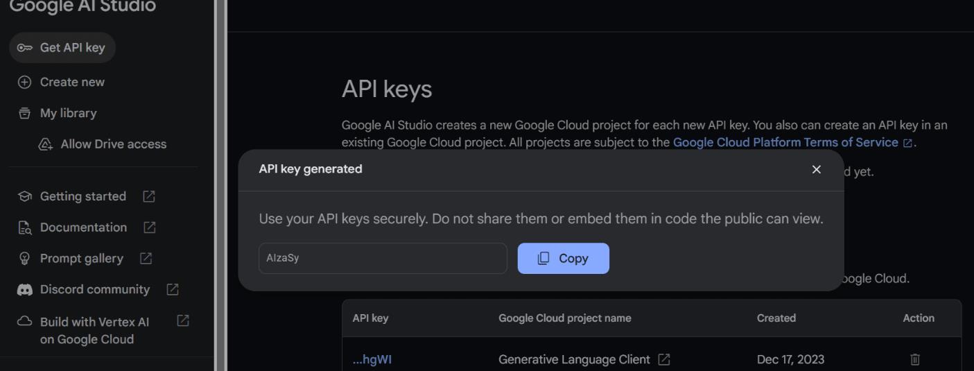 整合Gemini AI多模态模型到Python项目的简易指南